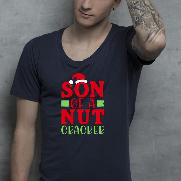 bacbdac5 nice son of a nut cracker christmas joke shirt 4 - Nice Son of a Nut Cracker Christmas Joke Shirt