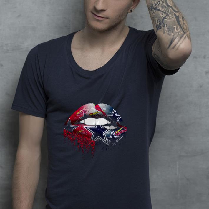 d820bdde nice lip st louis cardinals and dallas cowboys shirt 4 - Nice Lip St Louis Cardinals and Dallas Cowboys Shirt