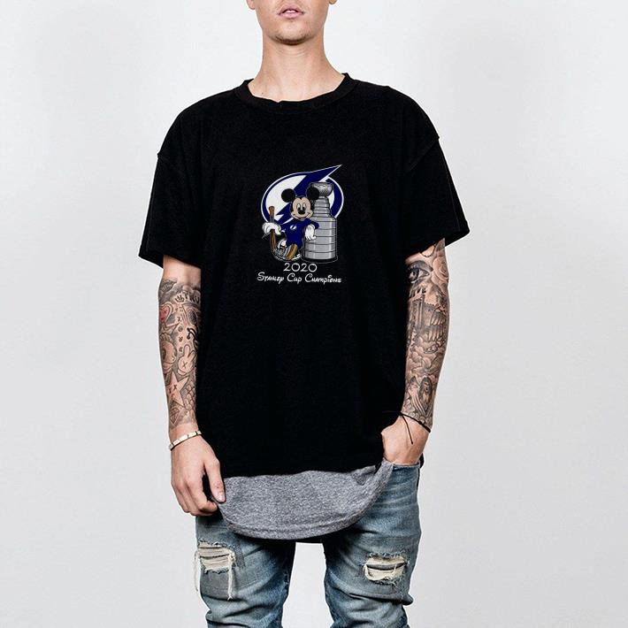 Nice Mickey Mouse Tampa Bay 2020 Stanley Cup Champion Shirt