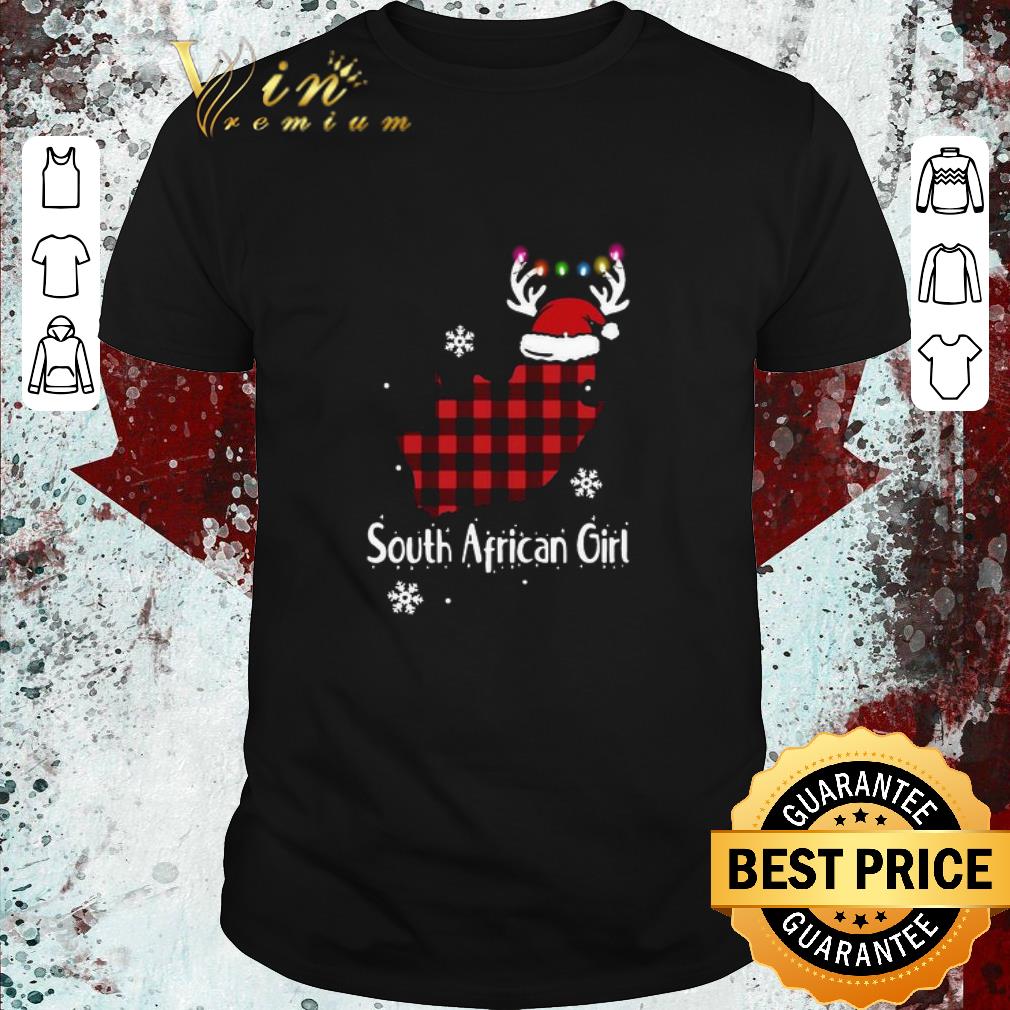 Awesome South African Girl Santa Reindeer Christmas sweater