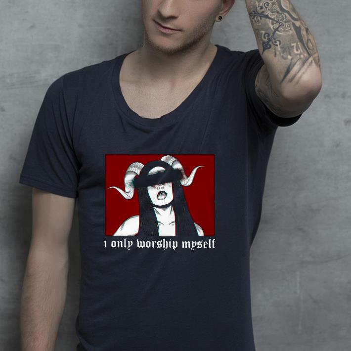 Nice Satan Girl I Only Worship Myself Shirt 0c62a353 nice satan girl i only worship myself shirt 4 - Nice Satan Girl I Only Worship Myself Shirt