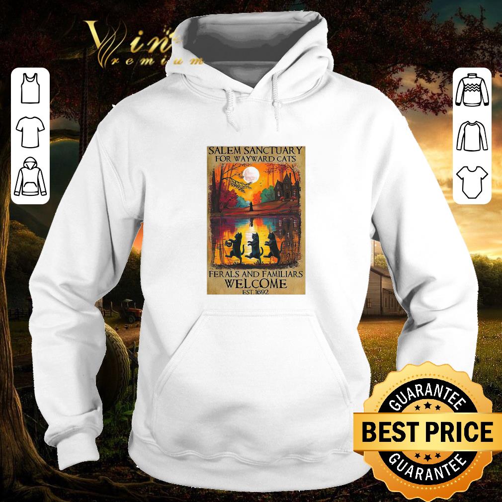 Official Salem Sanctuary For Wayward Cats Ferals And Familiars Welcome shirt 5931765f official salem sanctuary for wayward cats ferals and familiars welcome shirt 4 - Official Salem Sanctuary For Wayward Cats Ferals And Familiars Welcome shirt