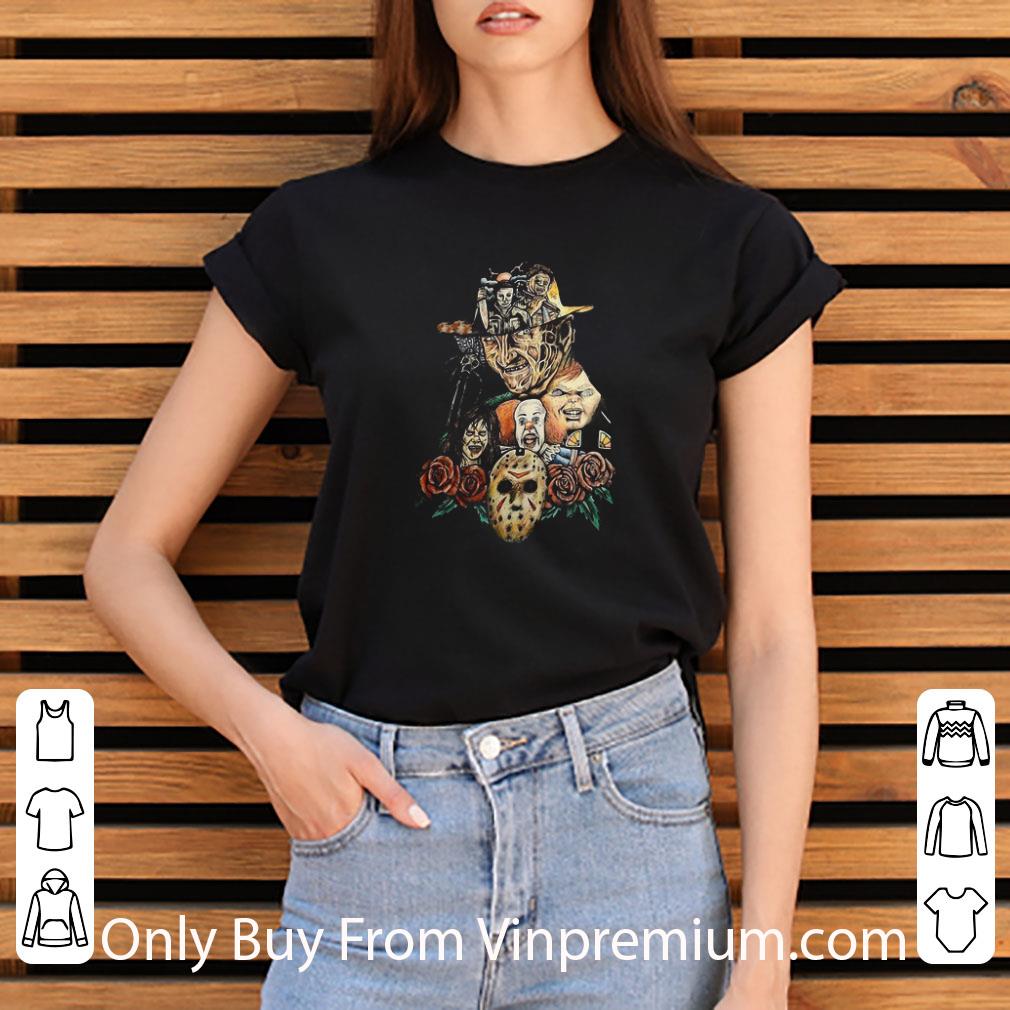 Great Halloween Horror Movie Characters Roses shirt 6ce70074 great halloween horror movie characters roses shirt 4 - Great Halloween Horror Movie Characters Roses shirt