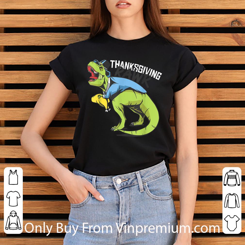 8dc4187b premium autumn thanksgiving fall season t rex shirt 4 - Premium Autumn Thanksgiving Fall Season T Rex shirt