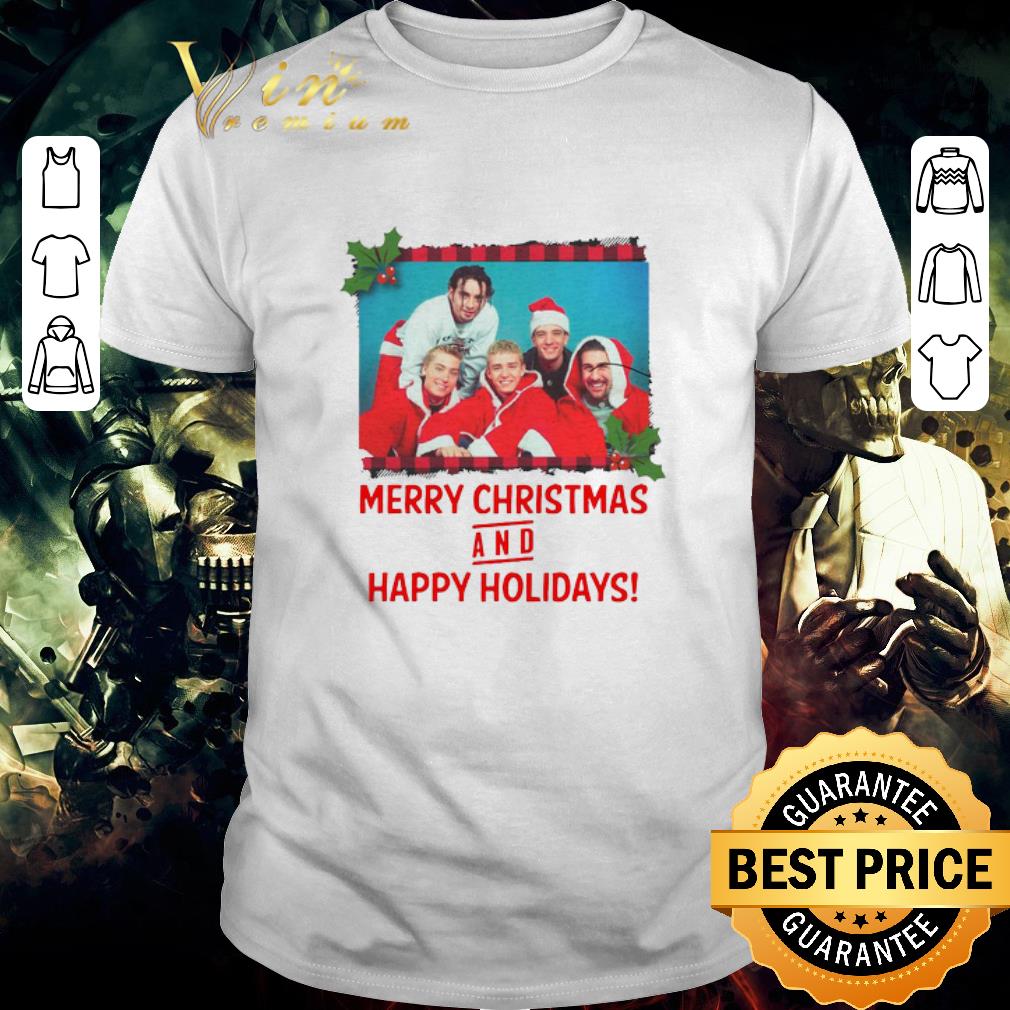 Original NSYNC Merry Christmas And Happy Holidays shirt