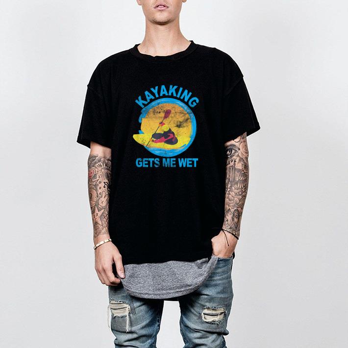 Nice Kayaking Gets Me Wet Halloween Shirt
