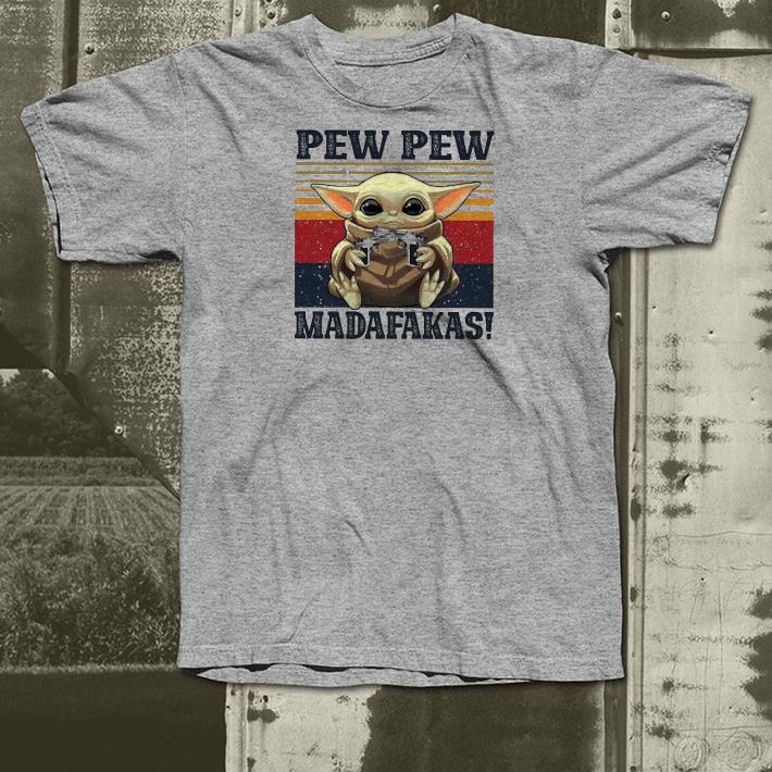 f3216c24 nice baby yoda pew pew madafakas vintage shirt 4 - Nice Baby Yoda Pew Pew Madafakas Vintage Shirt