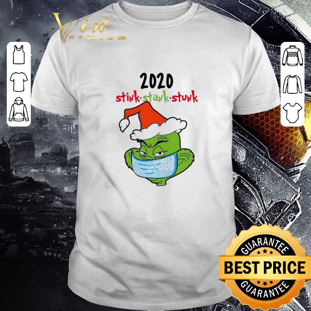 Funny The Grinch Face Mask 2020 Stink Stank Stunk Christmas Sweater shirt