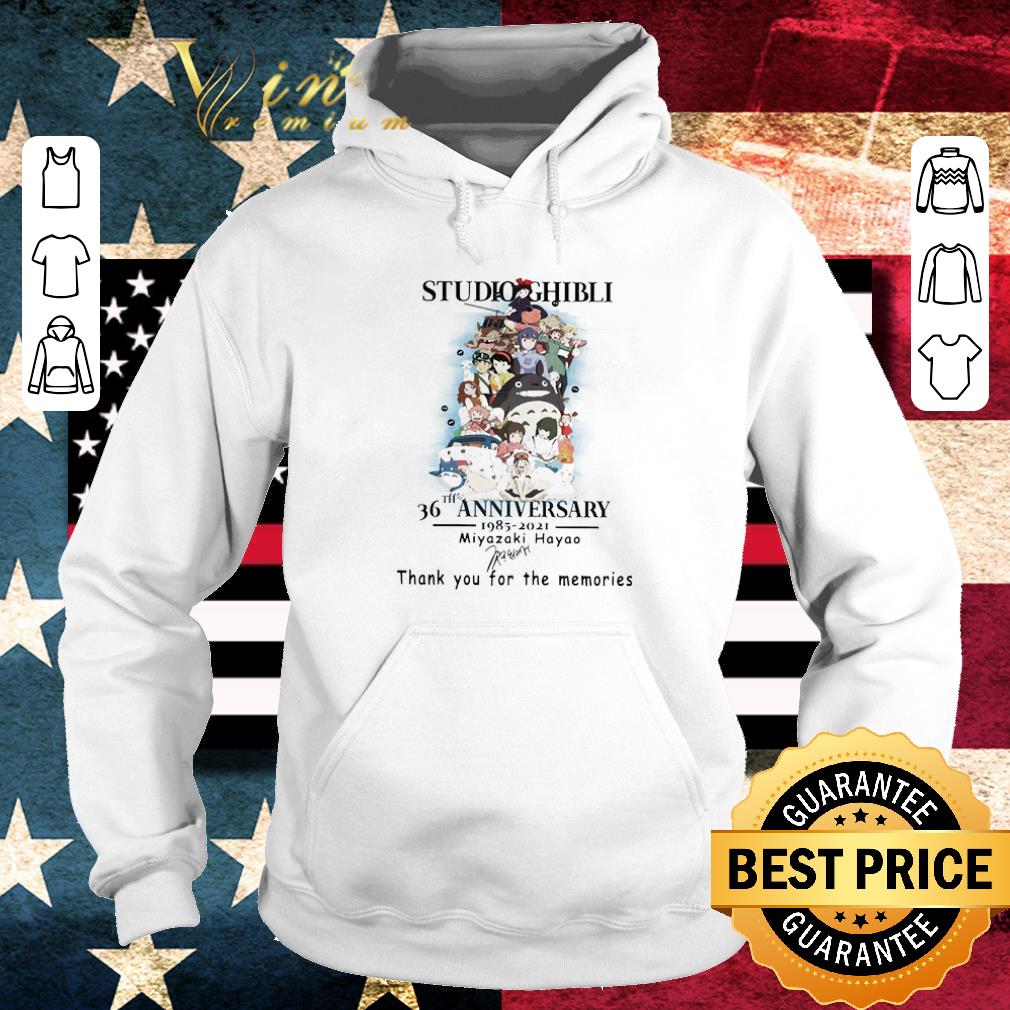 133d4745 original studio ghibli 36th anniversary 1985 2021 miyazaki hayao thank you for the memories shirt 4 - Original Studio Ghibli 36th Anniversary 1985 2021 Miyazaki Hayao Thank You For The Memories shirt