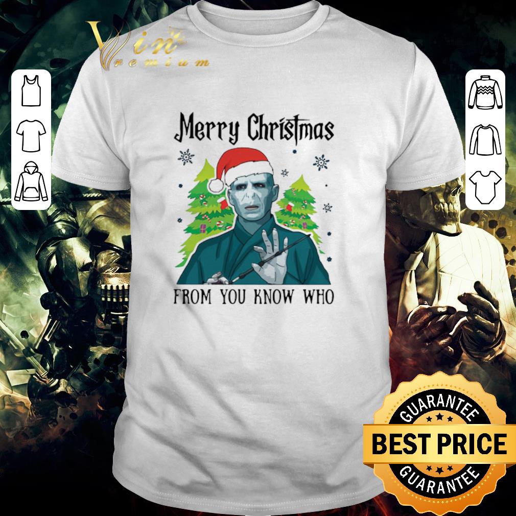 Funny Voldemort Merry Christmas From You Know Who shirt