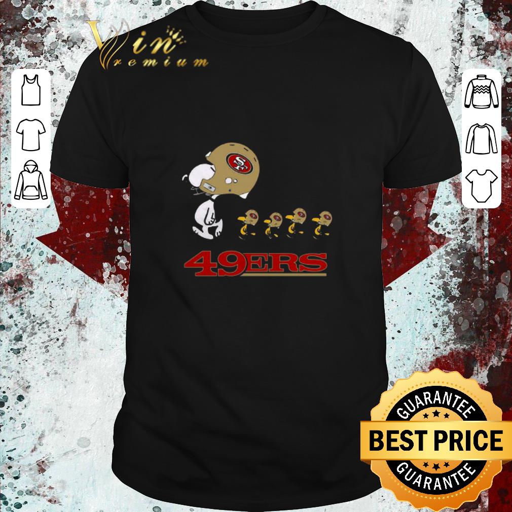 Funny Snoopy And Woodstock The San Francisco 49ers shirt