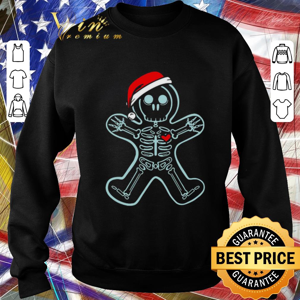 4182cd4c official xray gingerbread man skeleton christmas shirt 4 - Official Xray Gingerbread Man Skeleton Christmas shirt