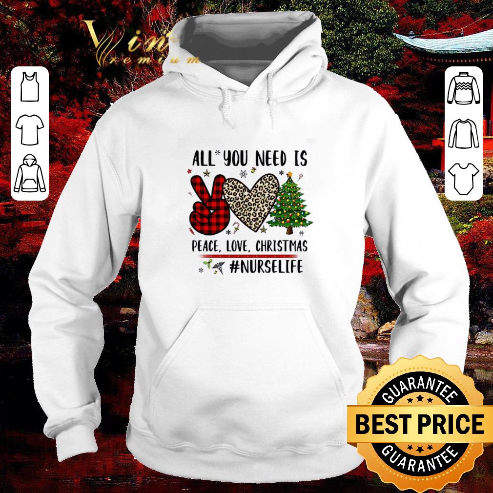 Official All You Need Is Peace Love Christmas Nurse Life Sweater shirt 8c593232 official all you need is peace love christmas nurse life sweater shirt 4 - Official All You Need Is Peace Love Christmas Nurse Life Sweater shirt