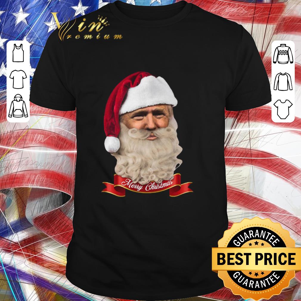 Funny Donald Trump Santa Claus Merry Christmas shirt