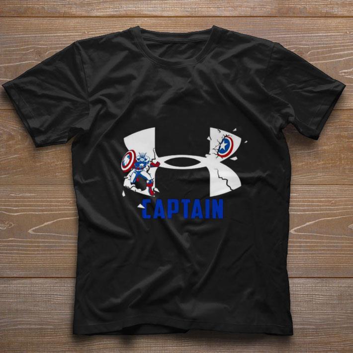 Premium Captain America Under Armour Logo shirt