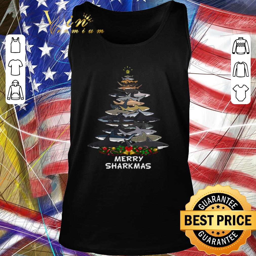Funny Sharks Tree Merry Sharkmas shirt