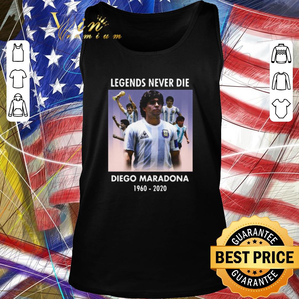 Awesome Legend Never Die Rest In Peace Diego Maradona shirt