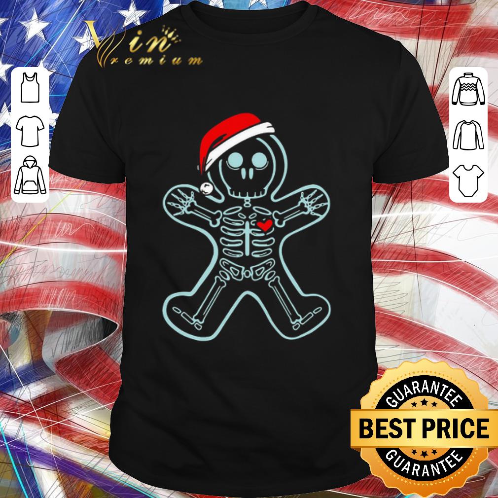 Official Xray Gingerbread Man Skeleton Christmas shirt