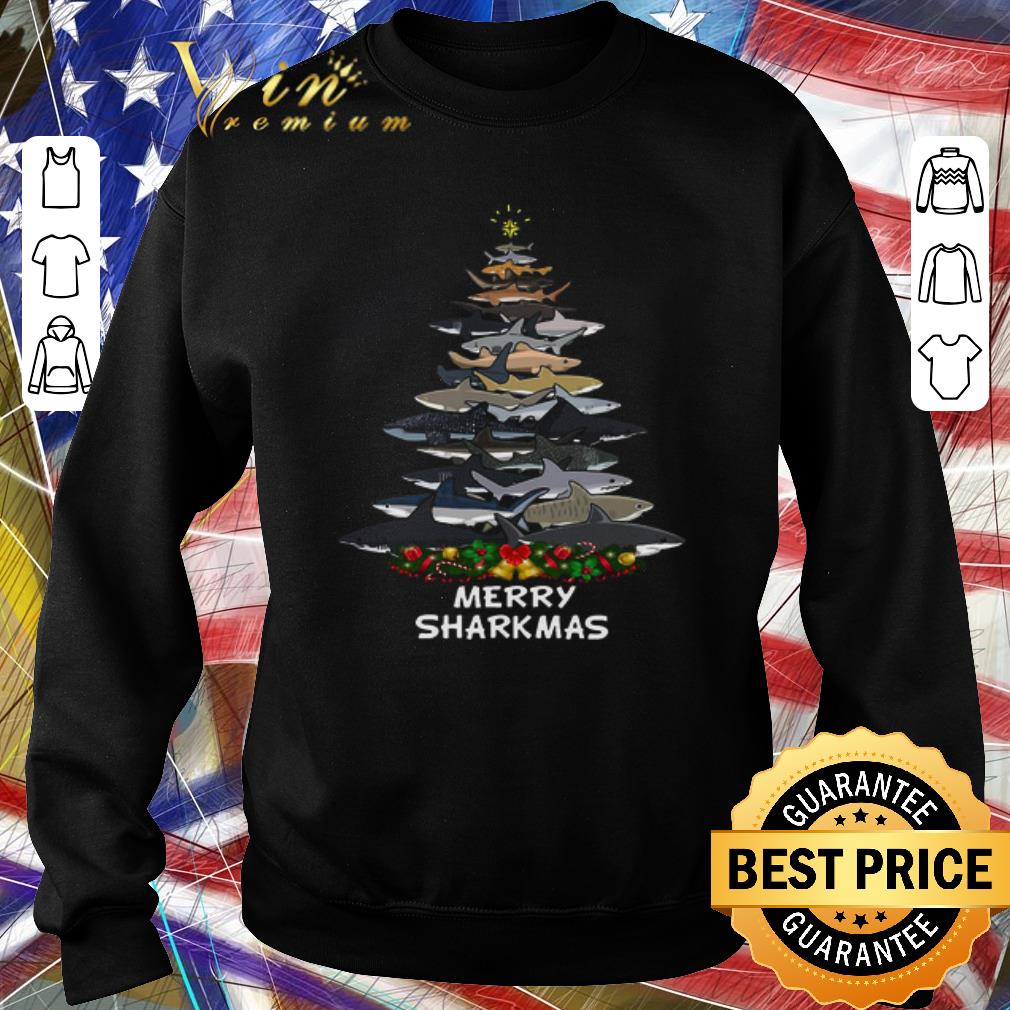 d4d2f969 funny sharks tree merry sharkmas shirt 4 - Funny Sharks Tree Merry Sharkmas shirt