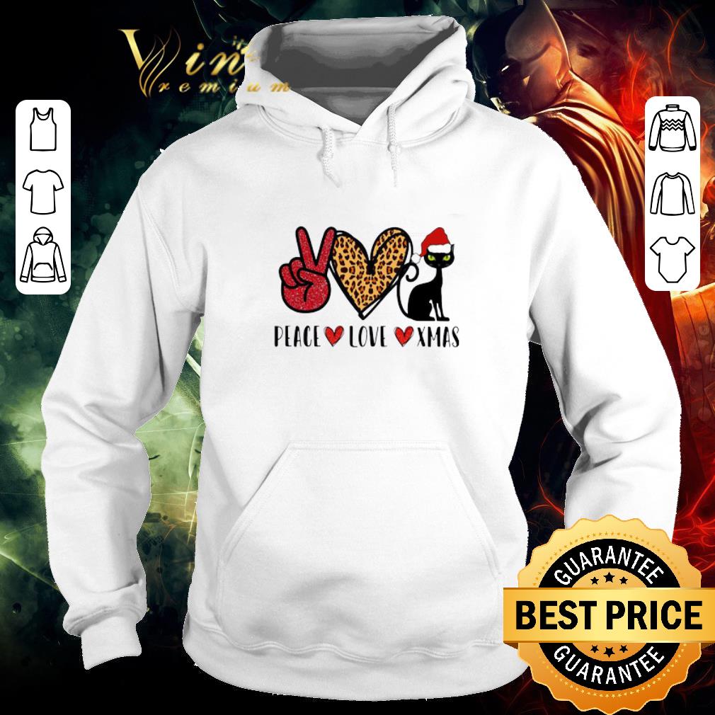 debcf404 top peace love xmas black cat christmas sweater shirt 4 - Top Peace Love Xmas Black Cat Christmas Sweater shirt