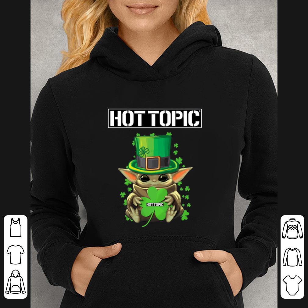 008e7c32 official baby yoda hottopic shamrock st patrick s day shirt 4 - Official Baby Yoda Hottopic Shamrock St.Patrick’s Day shirt
