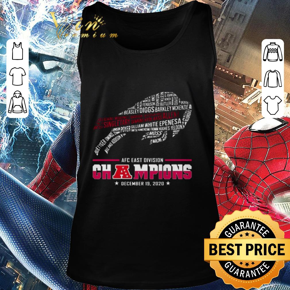 Nice Name Players Buffalo Bills AFC East Division Champions December 19 2020 shirt