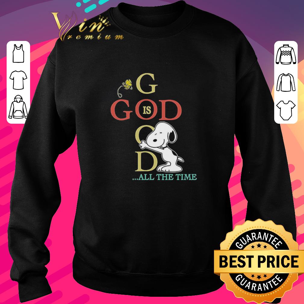 338fb375 official snoopy and woodstock god is good all the time shirt 4 - Official Snoopy And Woodstock God Is Good All The Time shirt