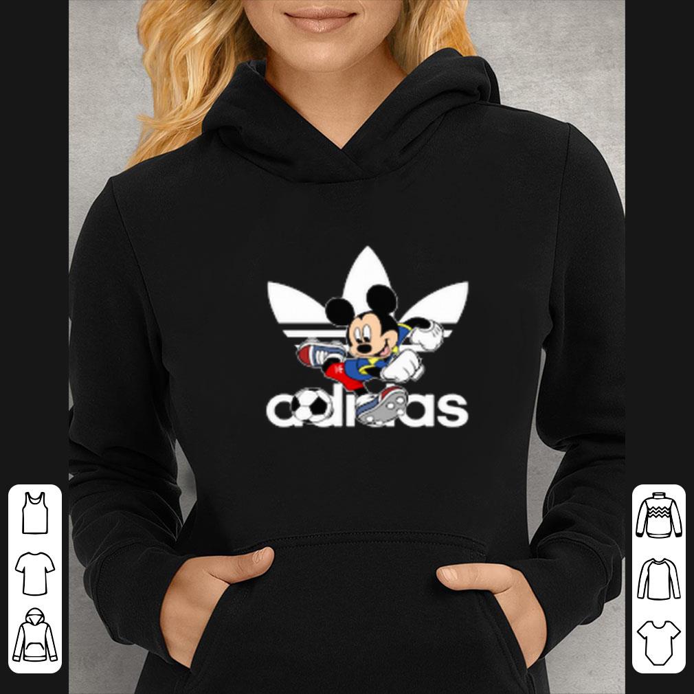 35cf7d25 original adidas logo football mickey mouse disney women s shirt 4 - Original Adidas Logo Football Mickey Mouse Disney Women's shirt