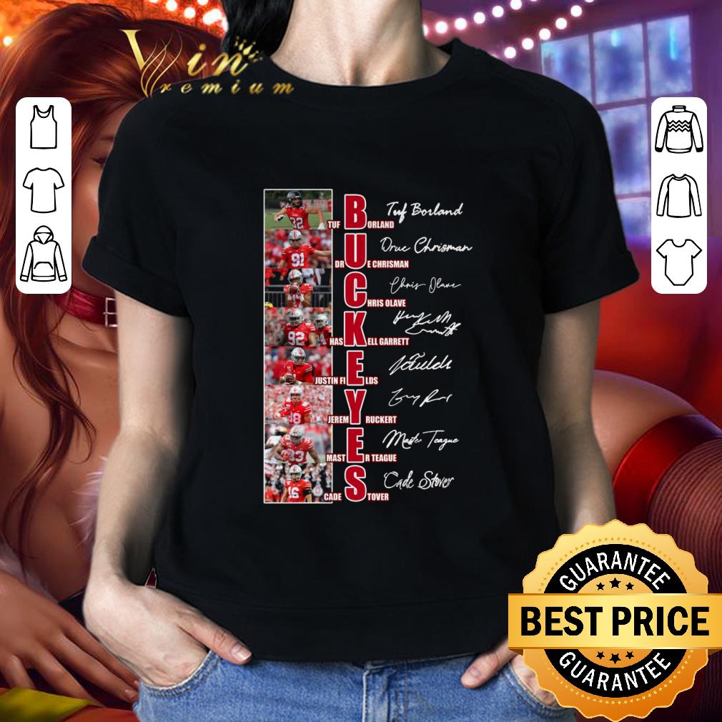 Best Ohio State Buckeyes Football Signatures Tuf Borland shirt