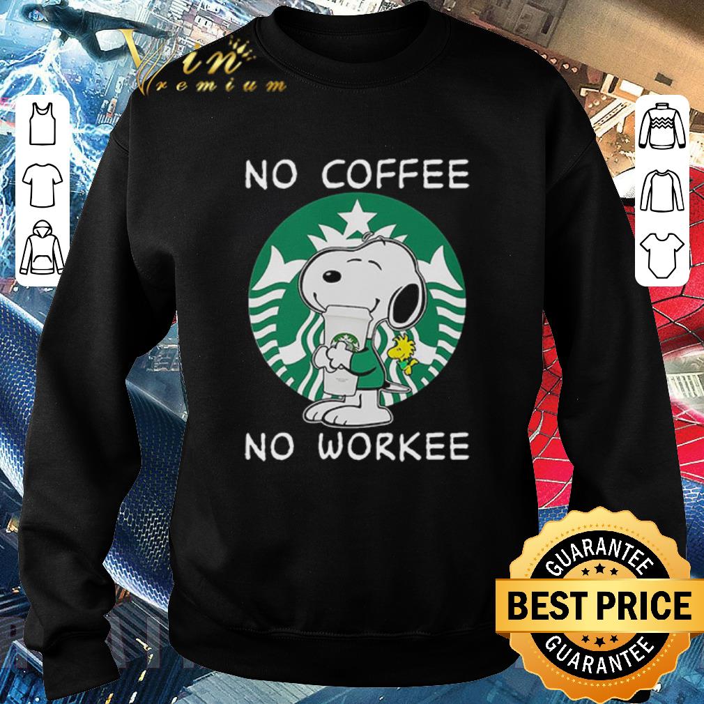 581d7e8a official snoopy hug coffee and woodstock no coffee no workee shirt 4 - Official Snoopy Hug Coffee And Woodstock No Coffee No Workee shirt