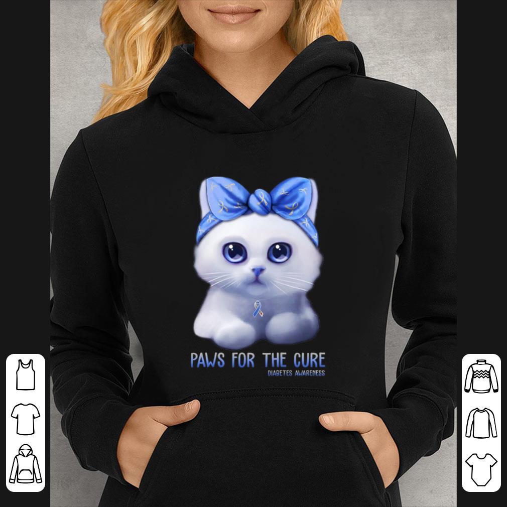 Awesome Cat paws for the cure Diabetes Awareness Month shirt 5a4b5fa8 awesome cat paws for the cure diabetes awareness month shirt 4 - Awesome Cat paws for the cure Diabetes Awareness Month shirt