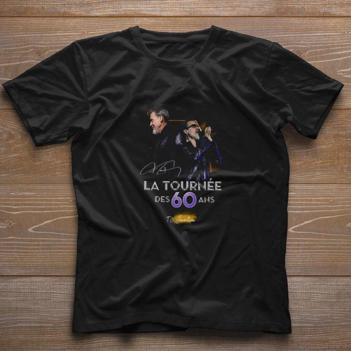 Pretty Florent Pagny Signature La Tournee Des 60 Ans To Custom Name shirt