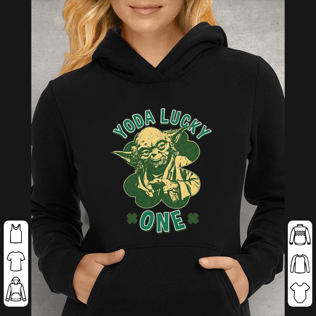 89956f48 original star wars yoda lucky one st patrick s day shirt 4 - Original Star Wars Yoda Lucky One St. Patrick's day shirt