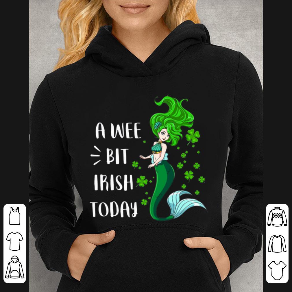ad75a091 nice shamrock a wee bit irish today mermaid st patrick s day shirt 4 - Nice Shamrock A Wee Bit Irish Today Mermaid St Patrick’s Day shirt