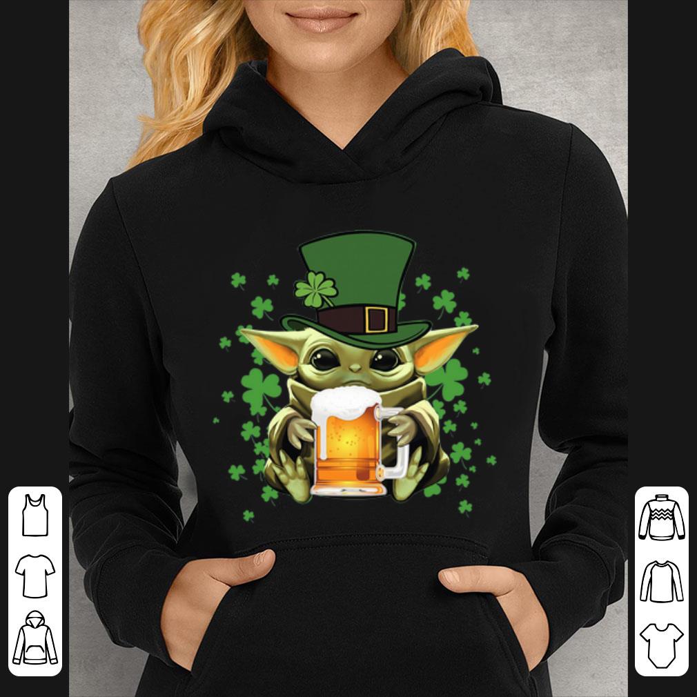 d0bc3671 pretty star wars baby yoda hug beer shamrock st patrick s day shirt 4 - Pretty Star Wars Baby Yoda Hug Beer Shamrock St. Patrick's Day shirt