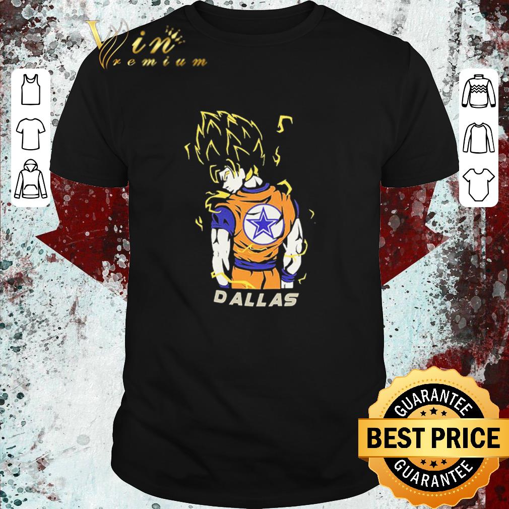 Premium Dallas Cowboys Songoku Dragon Super Saiyan shirt