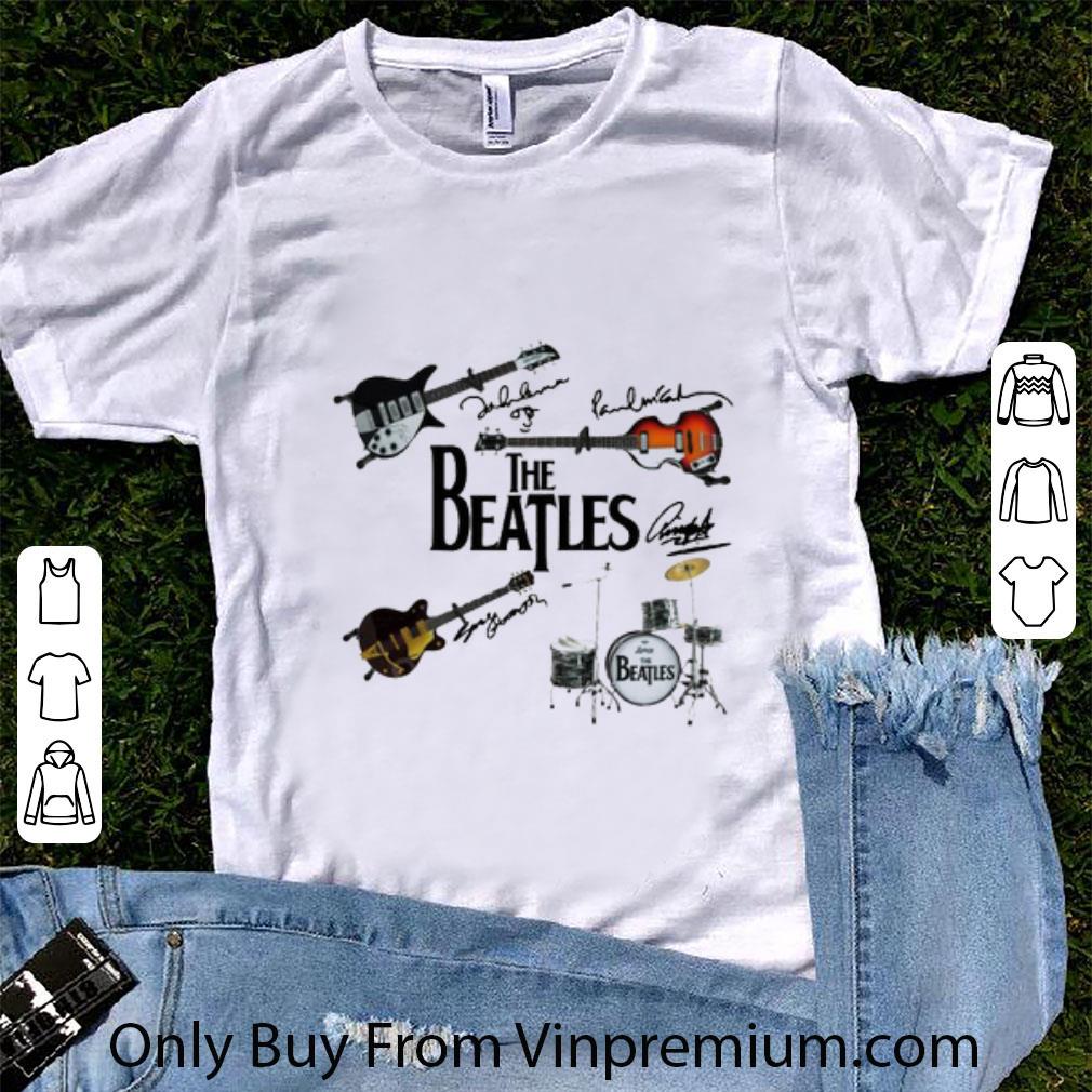 Great The Beatles musical instrument Signature shirt