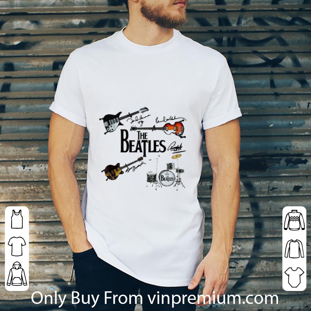 Great The Beatles musical instrument Signature shirt