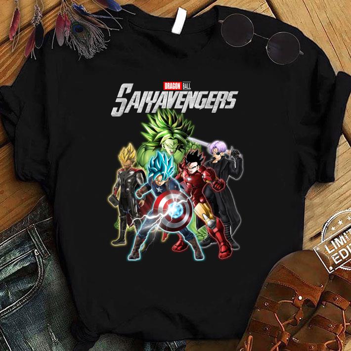 Funny Son Goku and Vegeta Dragon Ball Saiyavengers Marvel Avengers Shirt