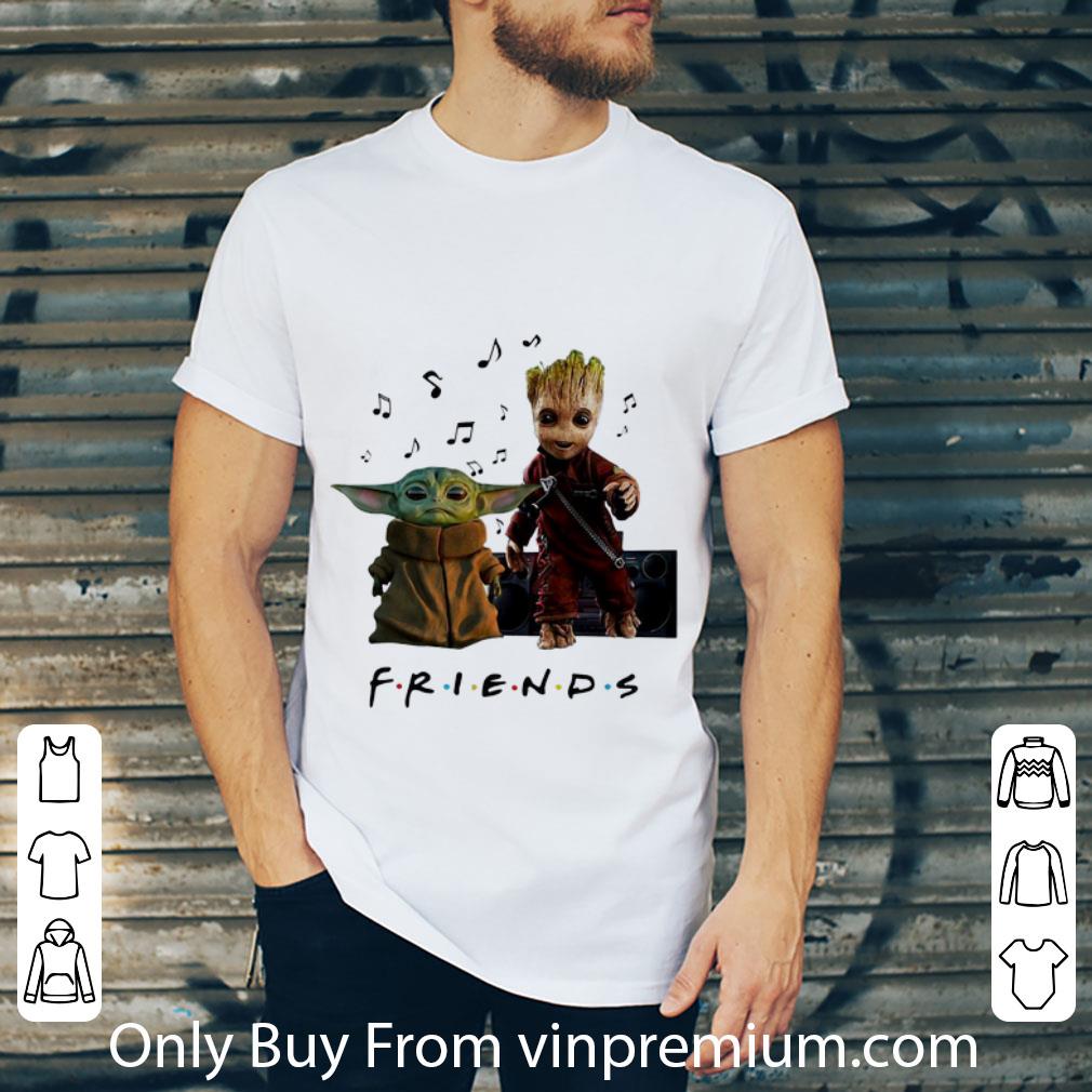 Awesome Baby Yoda And Baby Groot Friends shirt