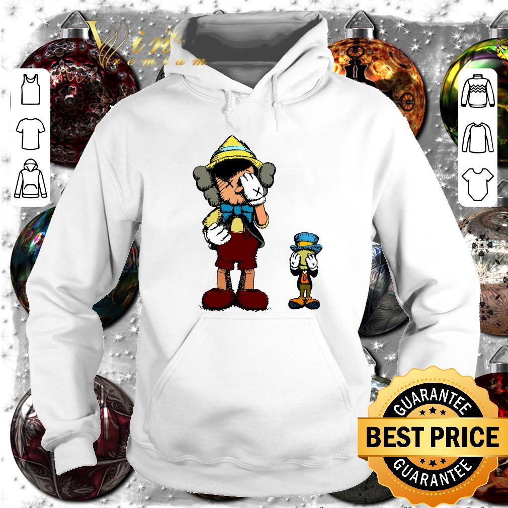Funny Hot Kaws mashup Pinocchio and Jiminy Cricket shirt Hot Kaws mashup Pinocchio and Jiminy Cricket shirt 4 - Funny Hot Kaws mashup Pinocchio and Jiminy Cricket shirt