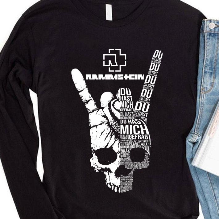 Best Skull Victory sign Rammstein Du hast mich gefragt shirt f94167b7 skull victory sign rammstein du hast mich gefragt shirt 4 - Best Skull Victory sign Rammstein Du hast mich gefragt shirt