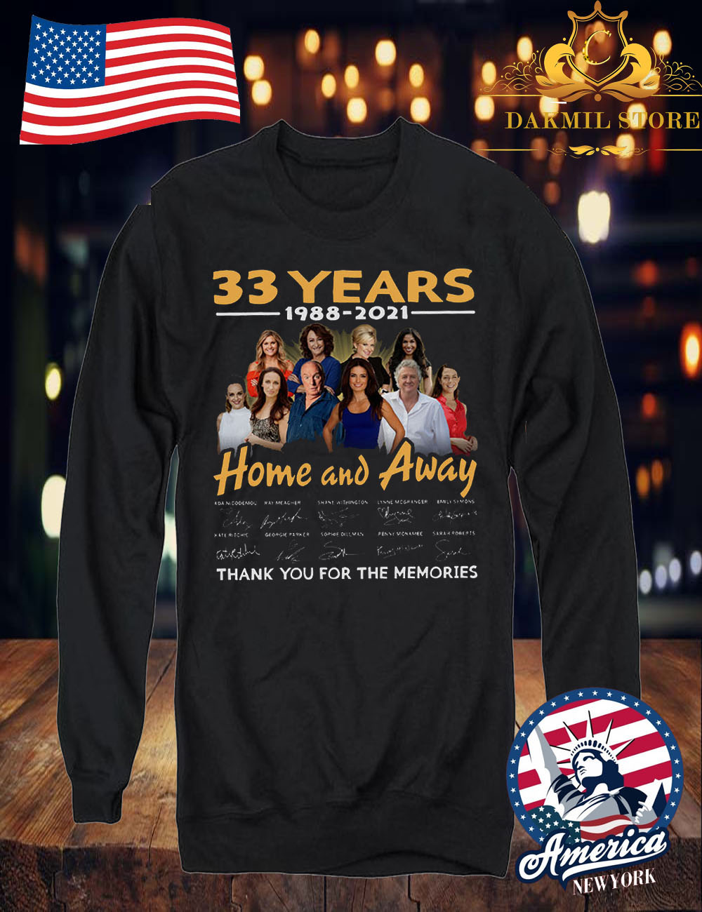 Home And Away Thank You 33 Years 1988-2021 For The Memories T Shirt Home And Away Thank You 33 Years 1988 2021 For The Memories T Shirt 2 - Home And Away Thank You 33 Years 1988-2021 For The Memories T Shirt