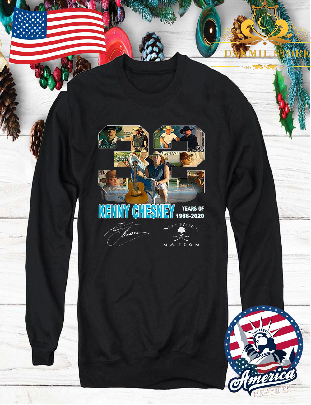 Vintage 32 Years Of Kenny Chesney 1988-2020 Signature T shirt Vintage 32 Years Of Kenny Chesney 1988 2020 Signature Sweatshirt - Vintage 32 Years Of Kenny Chesney 1988-2020 Signature T shirt