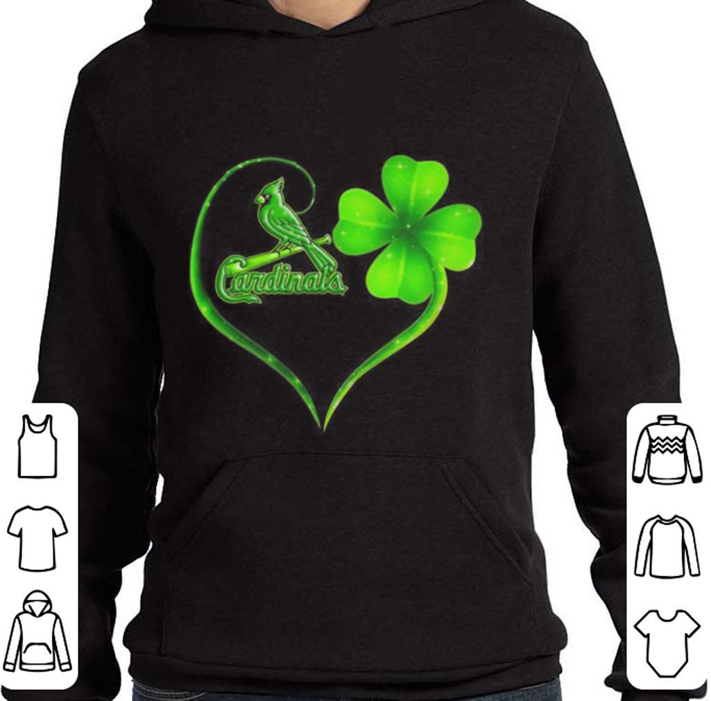 Parrot Cardinals clover St patrick s day shirt 4 - Parrot Cardinals clover St. patrick's day shirt