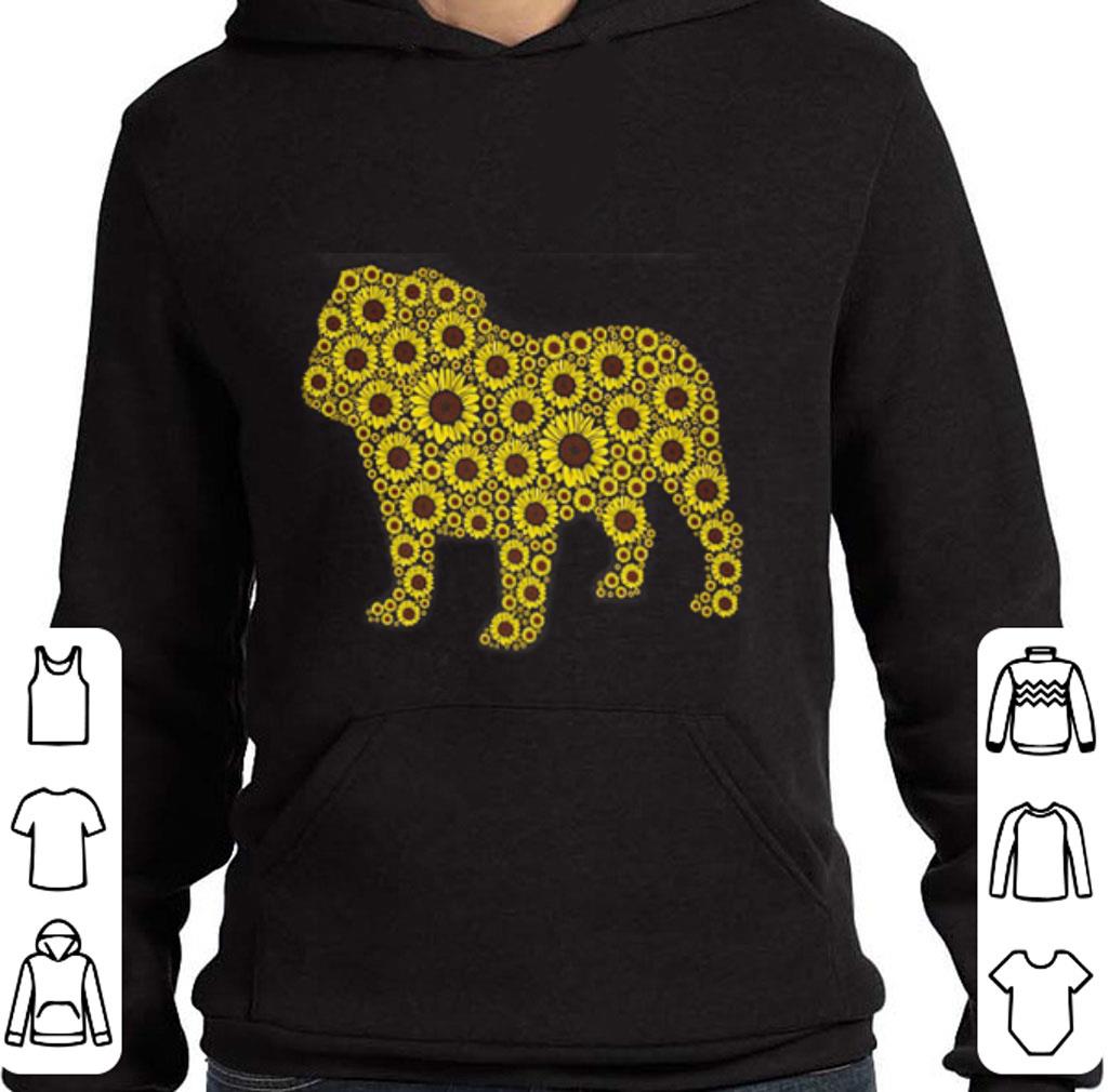 Sunflower and Bulldog lover shirt Sunflower and Bulldog lover shirt 4 - Sunflower and Bulldog lover shirt