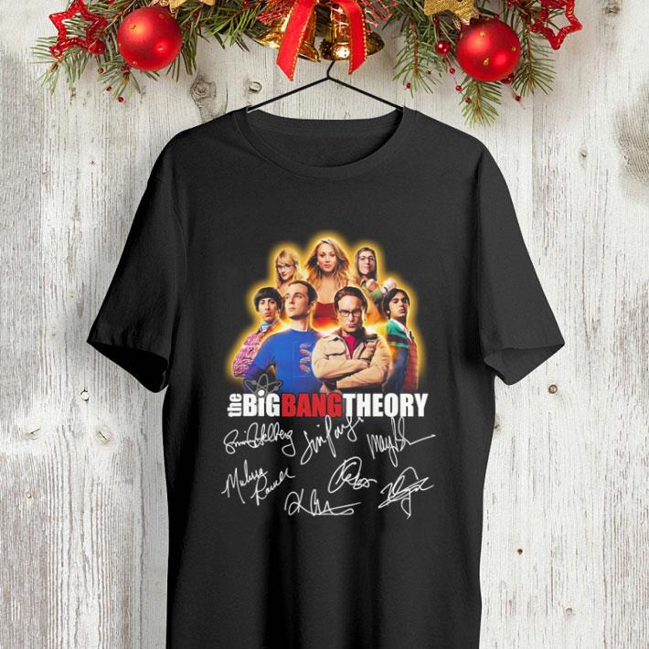 The Big Bang theory all signatures shirt The Big Bang theory all signatures shirt 4 - The Big Bang theory all signatures shirt