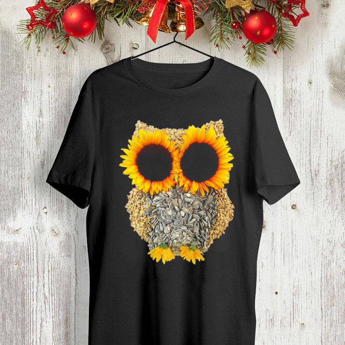 Owl Made Of Sunflower Seeds shirt 4 - Owl Made Of Sunflower Seeds shirt