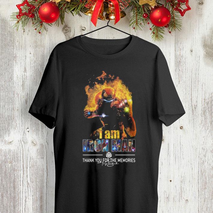 I Am Iron Man Thank You For The Memories Avengers Endgame shirt 4 - I Am Iron Man Thank You For The Memories Avengers Endgame shirt