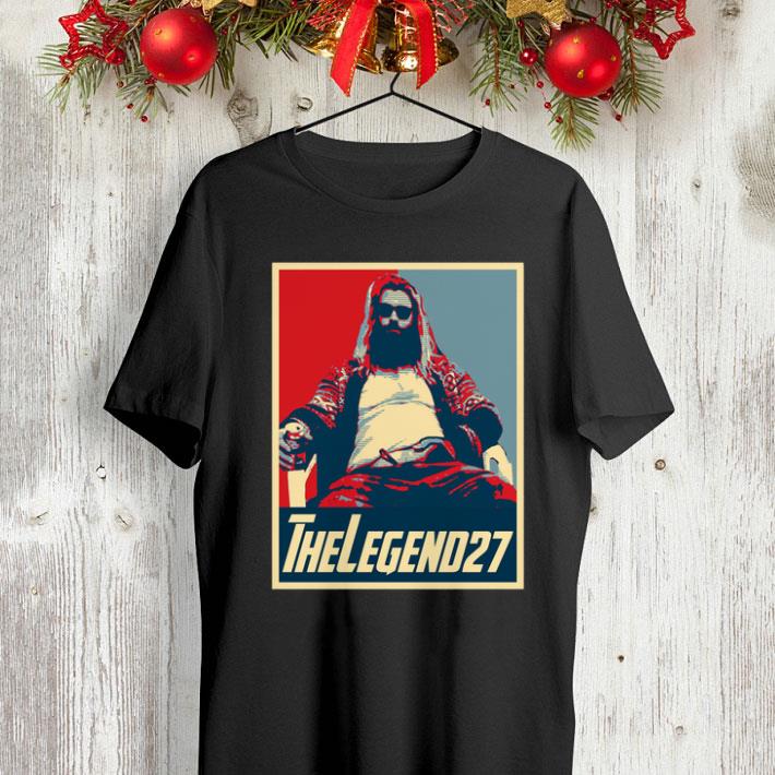 Thor Fat The Legend 27 Avenger Endgame Vintage shirt 4 - Thor Fat The Legend 27 Avenger Endgame Vintage shirt